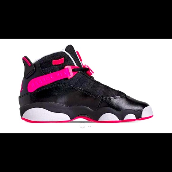 black and pink jordan 6